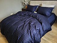 Комплект постельного белья Stripe PREMIUM, BLUE BERRY 2/2см