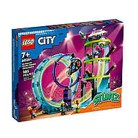 Конструктор Невероятная задача для каскадеров City Stuntz LEGO 60361, 385 деталей, Vse-detyam