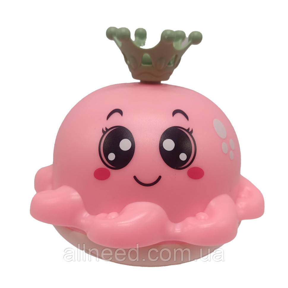 Набір для ванної "Фонтанчик Восьминіг" 7022 (Pink) (Рожевий)