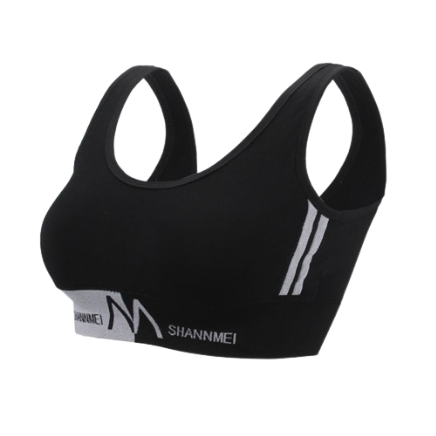 Бюстгальтер чорного кольору Shoulder Sports Suit ABC 888 Жіночий спортивний бюстгальтер універсального розміру