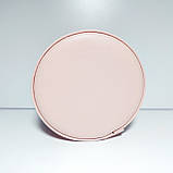 Скринька для прикрас кругла на блискавці колір пудра, фото 2