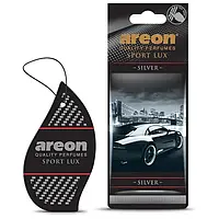 Ароматизатор автомобильный сухой листик Areon Sport LUX Silver