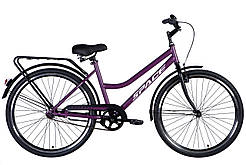 Велосипед ST 26» SPACE-049 рама-гальмована з багажником задн St з крилом ST2024 (сливовий (м) ORG