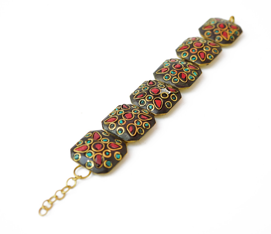 Браслет Мозайка з 5 частин Квадрат