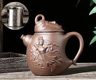 Чайник "Лунный чайник" коричневый 600мл.