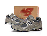 NB New Balance 2002R Мужские кроссовки весна лето хаки Нью Баланс 2002 Обувь мужская для бега цвета олива