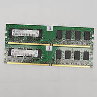 Пара оперативной памяти Qimonda DDR2 4Gb (2Gb+2Gb) 800MHz 6400U 2R8 CL6 (HYS64T256020EU-2.5-C2) Б/У