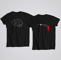 Парные футболки (Paired T-shirts) S, Черный