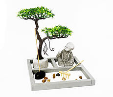 Дзен набір "Сад каменів" Монах під деревом