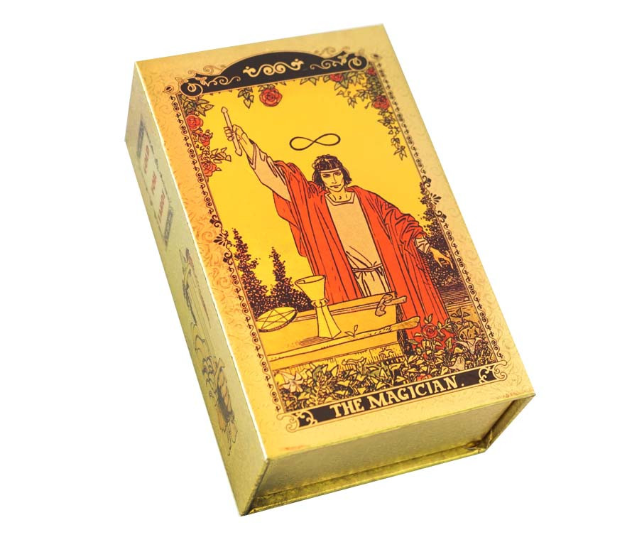 Карти Золоте Таро Вейта Gold foil Tarot Cards
