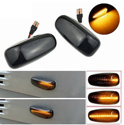 Поворотник LT Volkswagen 1996-2006 Фольксваген ЛТ (2шт динамічні чорні ЛЕД)