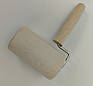 Дерев’яний кондитерський валик для розкочування тіста з нержавіючим кріпленням — зручний та компактний інструмент для випікання, фото 2