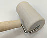 Дерев’яний кондитерський валик для розкочування тіста з нержавіючим кріпленням — зручний та компактний інструмент для випікання, фото 7