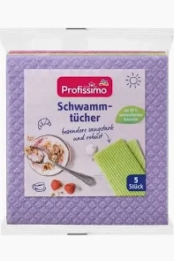 Ганчірки вологопоглинаючі Профіссімо Profissimo schwammtucher 5шт, фото 1