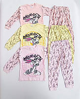 Дитяча піжама інтерлок BUGS BUNNY для дівчинки 4-6 років колір уточнюйте під час замовлення