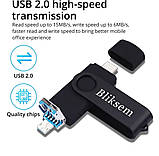 USB накопичувач 2.0 Bliksem 64 Гб c OTG USB и TypeC, фото 3