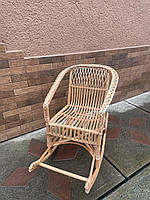 Кресло качалка из лозы детская №3