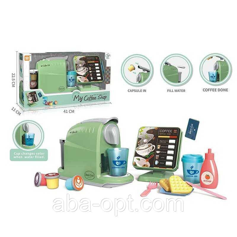 Кавомашина LD 6610 A Штрих = 00231 (24/2) касовий апарат, звук, підсвічування, ллється вода, аксесуари, капсули з кавою, в коробці, фото 1