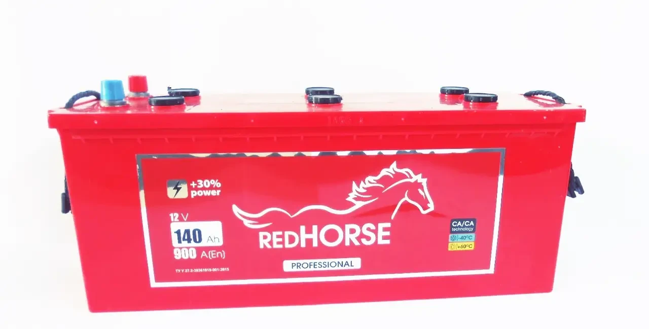 Акумулятор вантажний RED HORSE 140 Ah (900А)