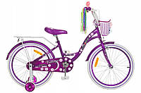 Детский велосипед Mexller Village 20, колесо 20", фиолетовый