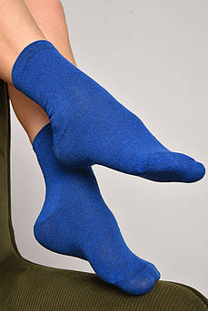 Шкарпетки жіночі демісезонні синього кольору розмір 36-40 172862M
