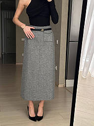 Спідниця максі з турецького кашеміру