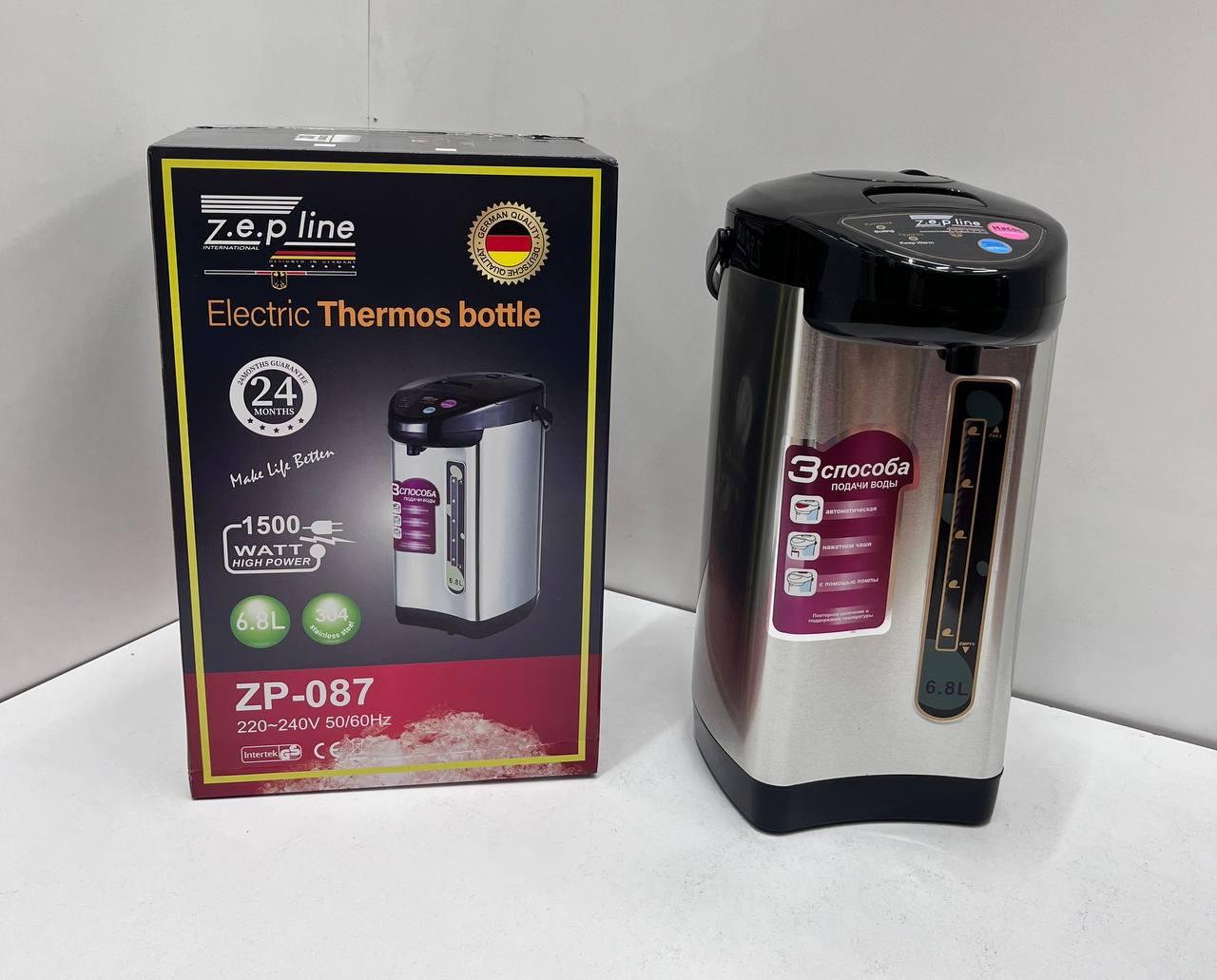 Електричний термопот Zepline, чайник-термос із підігрівом на 6л 800Вт