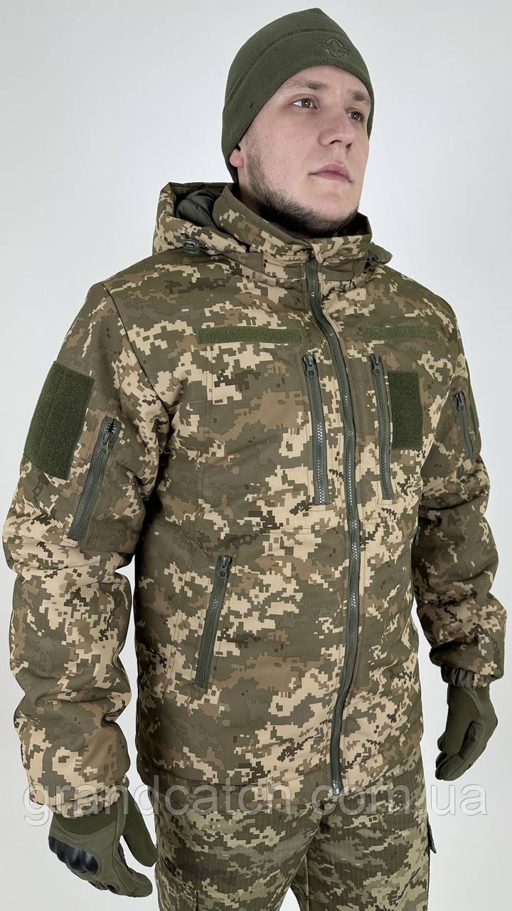 Куртка військова ULTIMATUM на стьобанні Світлий піксель