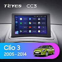 Teyes CC3 Renault Clio 3 (0 Din) 2005-2014 9" Штатная магнитола