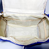 Косметичка несесер бузкова з відділеннями на блискавці, фото 5