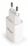 Зарядний пристрій Energenie EG-UC2A-03-W,  USB 2.1 A, білий, фото 3
