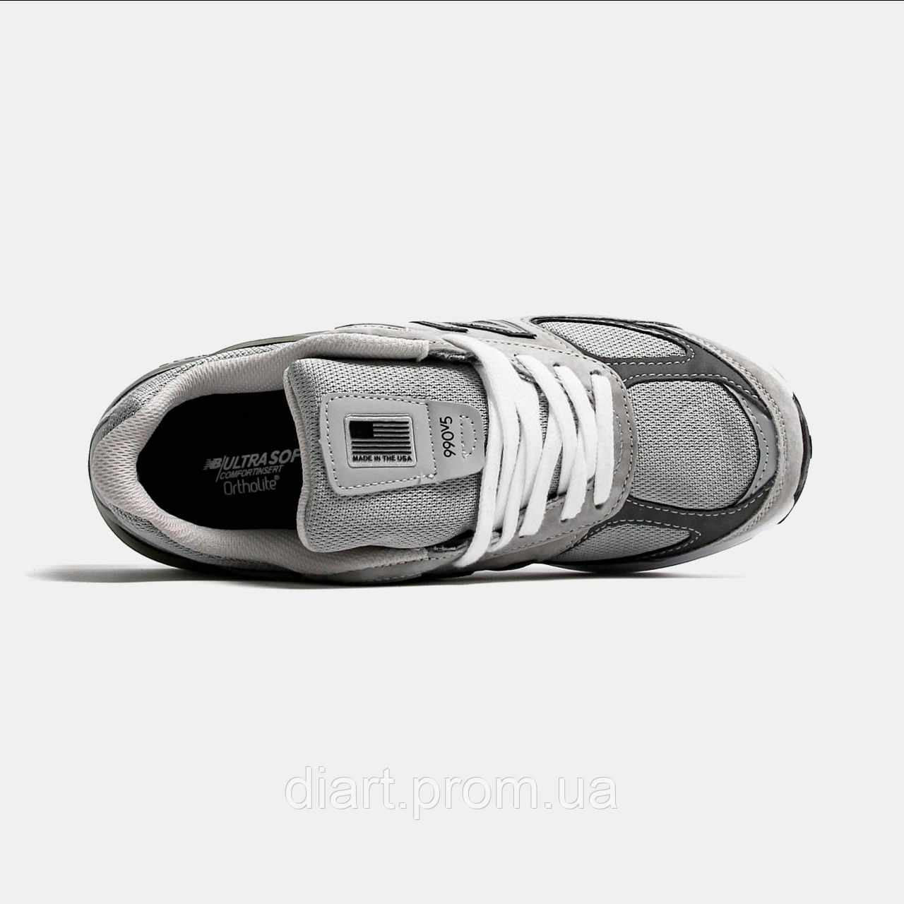 Кроссовки NB 990 V5 Grey White унисекс - фото 6 - id-p2099892892