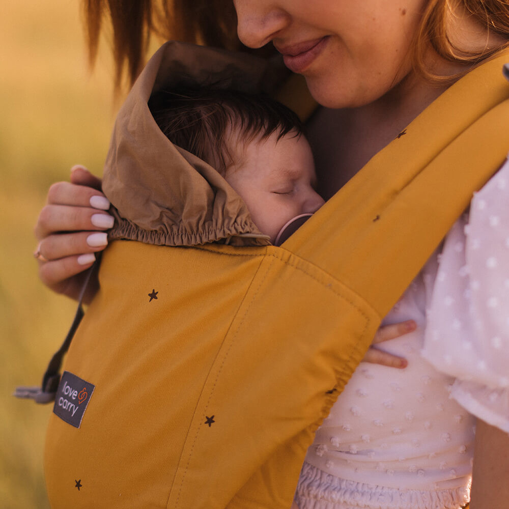 Май слінг Love & Carry від 2х міс, гірчиця LC366