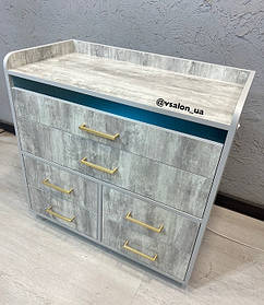 Тумба для педикюру з УФ лампою V338 урбан лайт