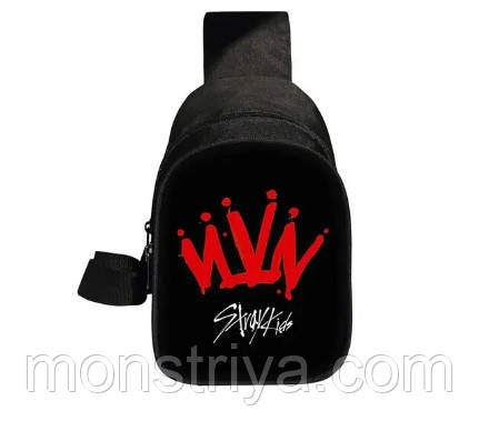 Стильна бананка, сумка Stray Kids