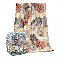 Плед - покривало з мікрофібри двуспальний розмір 180*200 мікс кольорів без вибору