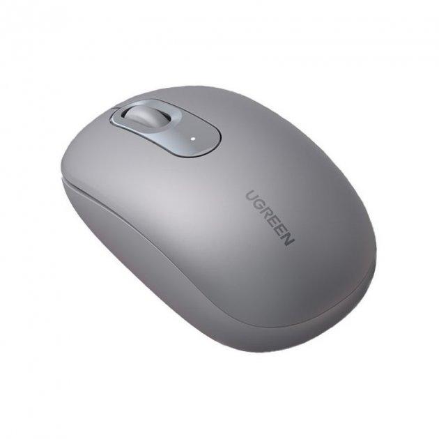 Бездротова USB-миша Ugreen USB wireless mouse 2,4 ГГц Gray (MU105), фото 1
