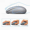 Бездротова USB-миша Ugreen USB wireless mouse 2,4 ГГц Gray (MU105), фото 5