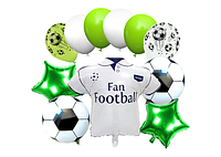 Набор фольгированных шаров Футболист , упаковка 11 шт