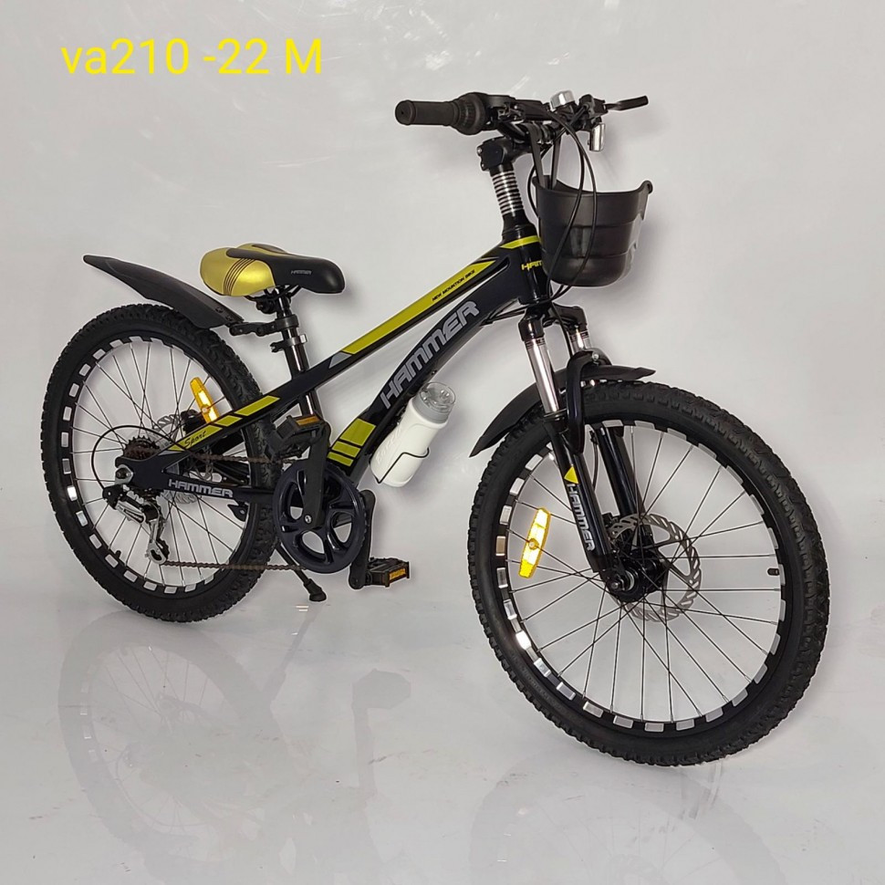 Гірський велосипед va210 - 22 дюймів - 6speed (чорно-золотий)