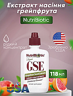 Экстракт семян грейпфрута NutriBiotic GSE, жидкий концентрат, 118 мл