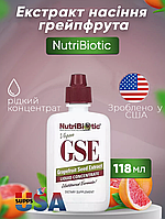 Екстракт насіння грейпфрута NutriBiotic GSE, рідкий концентрат, 118 мл