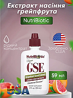 Екстракт насіння грейпфрута NutriBiotic GSE, рідкий концентрат, 59 мл