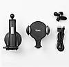 Автоматичний утримувач із бездротовою зарядкою HOCO CA60 Aspiring Wireless Charger Black, фото 5