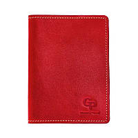 Кожаная обложка на паспорт Grande Pelle 252660 красная