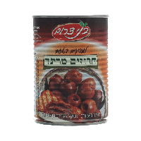 BNEI DAROM Marinated Pitted Olives оливки маринованые пикантные чёрные, 560 г