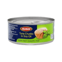 TAAMAN Tuna Chunks In Soy Oil тунец в масле китниот, 140 г