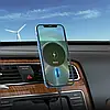 Автотримач з бездротовою зарядкою Hoco CA91 MagSafe Charger для iPhone | Qi Wireless 5W-7.5 W-10W-15W Max, фото 7