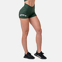 Женские шорты Classic Hero High Waist Shorts Green - NEBBIA XS