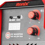 Зварювальний апарат Ronix RH-4604, 200А, фото 7